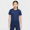NIKE Academy 25 Dri-FIT kurzarm Trainingsshirt Kinder 410 - midnight navy/midnight navy/white/white XS (122-128 cm)