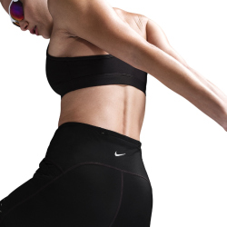 NIKE Swift High-Waist 4" Laufshorts Damen 010 - black/reflective silv XXS