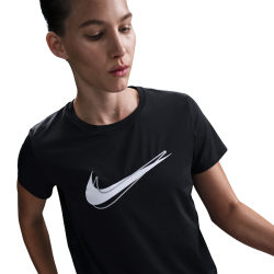 NIKE One Swoosh Dri-FIT kurzarm Laufshirt Damen 010 - black XS