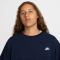 NIKE Club Fleece Oversize French Terry Sweatshirt Herren 451 - obsidian/obsidian/white XL