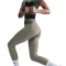 NIKE Pro Mid-Waist 7/8-Leggings Damen 320 - light army/cargo khaki/white L