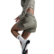 NIKE Pro Dri-FIT 2in1 Shorts Damen 320 - light army/white XS