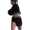 NIKE Pro Dri-FIT 2in1 Shorts Damen 010 - black/white XXS