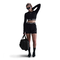 NIKE Pro Dri-FIT 2in1 Shorts Damen 010 - black/white XS