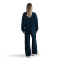 NIKE Sportswear Everything Wovens Oversize Repel UV Protection Trainingsjacke Damen 478 - armory navy/white XS