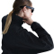 NIKE Sportswear Everything Wovens Oversize Repel UV Protection Trainingsjacke Damen 010 - black/white S