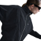 NIKE Sportswear Everything Wovens Oversize Repel UV Protection Trainingsjacke Damen 010 - black/white S