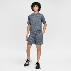 NIKE Multi Dri-FIT Shorts Kinder 011 - black/lt smoke grey/black/white M (137-147 cm)