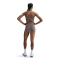 NIKE Pro Indy Plunge Medium Support Padded Sport-BH Damen 233 - mink brown/ironstone/white S