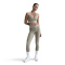 NIKE Pro Light-Support Sport-BH Damen 320 - light army/light army/white S