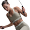 NIKE Pro Light-Support Sport-BH Damen 320 - light army/light army/white S
