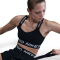 NIKE Pro Light-Support Sport-BH Damen 010 - black/black/white XXS