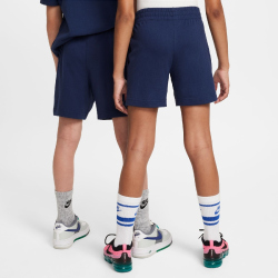 NIKE Sportswear Club Knit Sweatshorts Kinder 410 - midnight navy/white XS (122-128 cm)