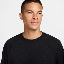 NIKE Primary Fleece Dri-FIT UV Performance Sweatshirt Herren 010 - black/black S