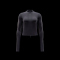 NIKE Zenvy Dri-FIT Full-Zip langarm Trainingsshirt Damen 010 - black/cool grey XXS