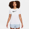 NIKE Dri-FIT Graphic T-Shirt Damen 100 - white XS