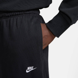 NIKE Sportswear Club Knit Jogginghose Herren 010 - black/white XS