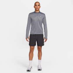 NIKE Pacer Dri-FIT langarm Laufshirt Herren 084 - smoke...