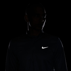 NIKE Pacer Dri-FIT langarm Laufshirt Herren 084 - smoke...