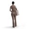 NIKE Sportswear Chill Knit Mini-Rib Flared Leggings Damen 233 - mink brown/mink brown XS