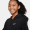 NIKE Sportswear Jersey Kapuzenjacke Mädchen 010 - black/flat pewter XS (122-128 cm)