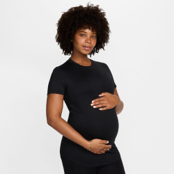 NIKE One Dri-FIT Slim-Fit kurzarm Trainingsshirt Damen 010 - black XS