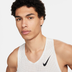 NIKE AeroSwift Dri-FIT ADV Lauf Singlet Herren 121 - summit white/black S