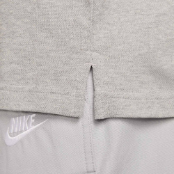 NIKE Club Poloshirt Herren 063 - dk grey heather/white XS