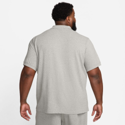 NIKE Club Poloshirt Herren 063 - dk grey heather/white XS