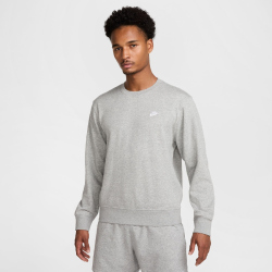 NIKE Club French Terry Sweatshirt Herren 063 - dk grey...