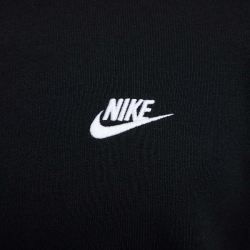 NIKE Club French Terry Sweatshirt Herren 010 - black/white M
