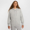 NIKE Club French Terry Kapuzenjacke Herren 063 - dk grey heather/lt smoke grey/white S