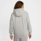 NIKE Club French Terry Kapuzenjacke Herren 063 - dk grey heather/lt smoke grey/white S
