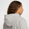 NIKE Club French Terry Kapuzenjacke Herren 063 - dk grey heather/lt smoke grey/white S