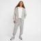 NIKE Club French Terry Kapuzenjacke Herren 063 - dk grey heather/lt smoke grey/white S