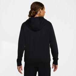 NIKE Club French Terry Kapuzenjacke Herren 010 - black/black/white S