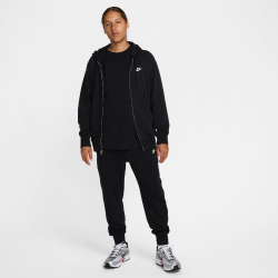 NIKE Club French Terry Kapuzenjacke Herren 010 - black/black/white S