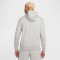 NIKE Club French Terry Hoodie Herren 063 - dk grey heather/lt smoke grey/white S