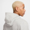 NIKE Club French Terry Hoodie Herren 063 - dk grey heather/lt smoke grey/white S