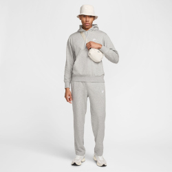 NIKE Club French Terry Hoodie Herren 063 - dk grey heather/lt smoke grey/white XXL