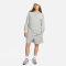 NIKE Club French Terry Shorts Herren 063 - dk grey heather/lt smoke grey/white XS