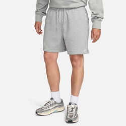 NIKE Club French Terry Shorts Herren 063 - dk grey heather/lt smoke grey/white M