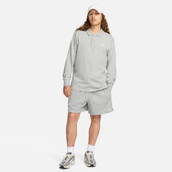 NIKE Club French Terry Shorts Herren 063 - dk grey heather/lt smoke grey/white XXL