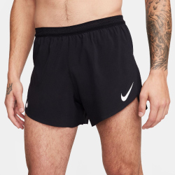 NIKE AeroSwift Dri-FIT ADV 4" Brief-Lined Laufshorts Herren 010 - black/summit white XL