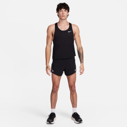 NIKE AeroSwift Dri-FIT ADV 4" Brief-Lined Laufshorts Herren 010 - black/summit white XL