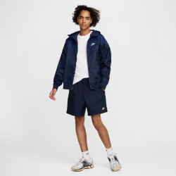 NIKE Club Woven Flow Shorts Herren 451 - obsidian/white S