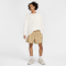 NIKE Club Woven Flow Shorts Herren 297 - parachute beige/white L