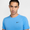 NIKE Flex Rep Dri-FIT kurzarm Fitnessshirt Herren 412 - university blue/black L