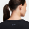 NIKE One Fitted Dri-FIT kurzarm Crop-Top Damen 010 - black S
