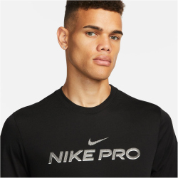NIKE Dri-FIT Fitnessshirt Herren 010 - black S